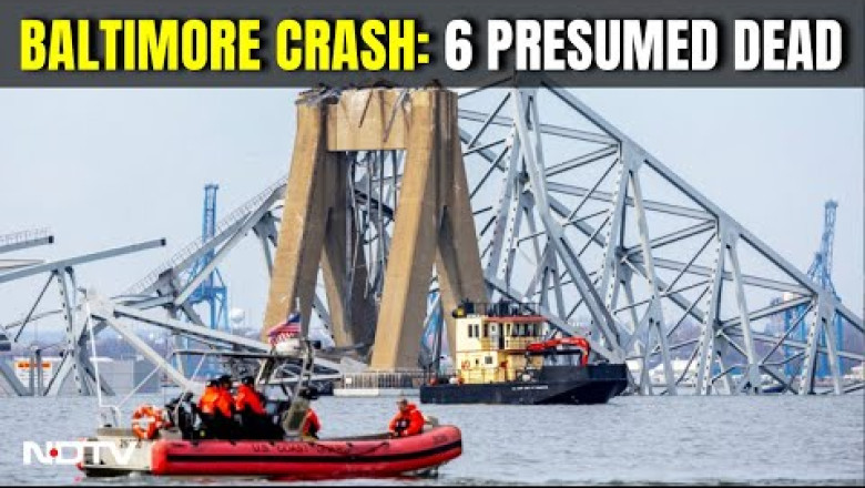 Collision de navire à Baltimore | Effondrement d'un pont aux États-Unis : 6 personnes craintes mortes, équipage indien en sécurité sur le navire qui a été percuté.
