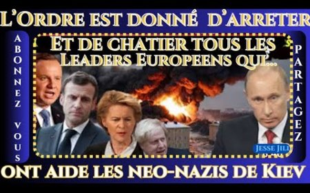 L'ORDRE A ETE DONNE D'ARRETER ET CHATIER LES LEADERS EUROPEENS QUI ONT SOUTENU LES NEO NAZIS.
