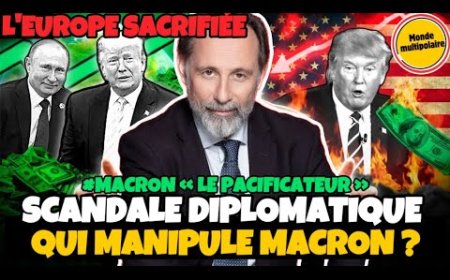 ALEXIS POULIN / RUSSIE-USA VS EUROPE : COMMENT MACRON TENTE DE SAUVER LES APPARENCES !