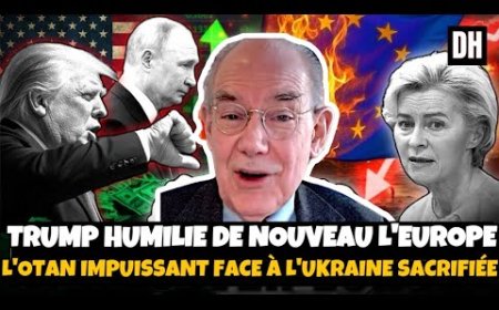 J. Mearsheimer : TRUMP vole les ressources ukrainiennes, et REFILE la facture sécuritaire à L'EUROPE