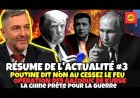 X. MOREAU: poutin dit non au cessez-le-feu, opération "Gazoduc de Koursk", La Chine prêt à la Guerre