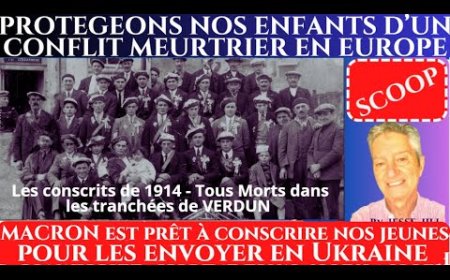 PROTEGEONS NOS ENFANTS D'UN CONFLIT MEURTRIER EN UKRAINE. MACRON EN SERAIT RESPONSABLE. Jesse JILL