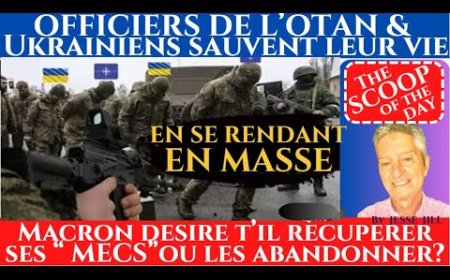 OFFICIERS DE L'OTAN & UKRAINIENS SE RENDENT EN MASSE. MACRON VEUT'IL RECUPERER SES " MECS" OU...?