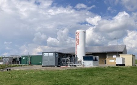 En Alsace, une technologie suisse transforme le CO₂ agricole en béton